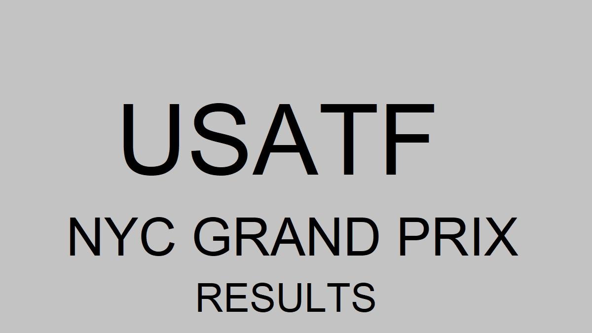 Results for the 2023 USATF NYC Grand Prix Watch Athletics