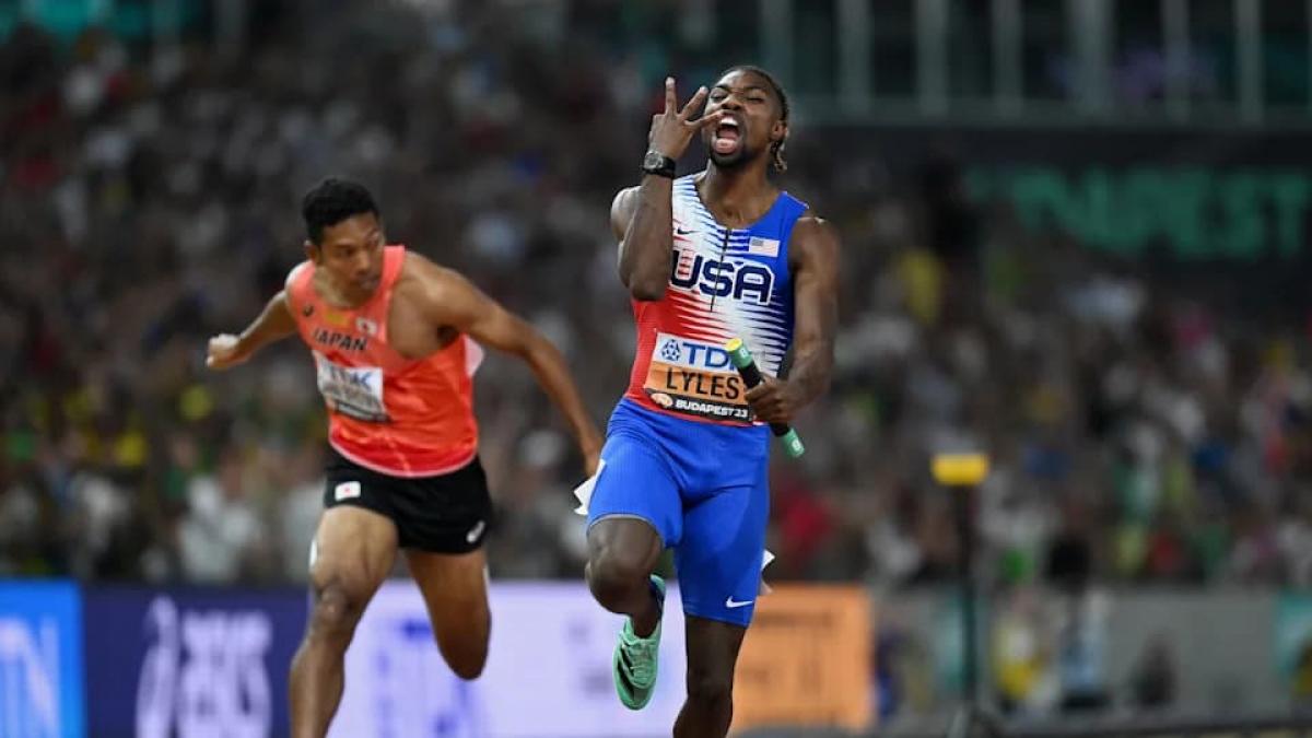 USA wins men's and women's 4x100m relay golds at World Athletics