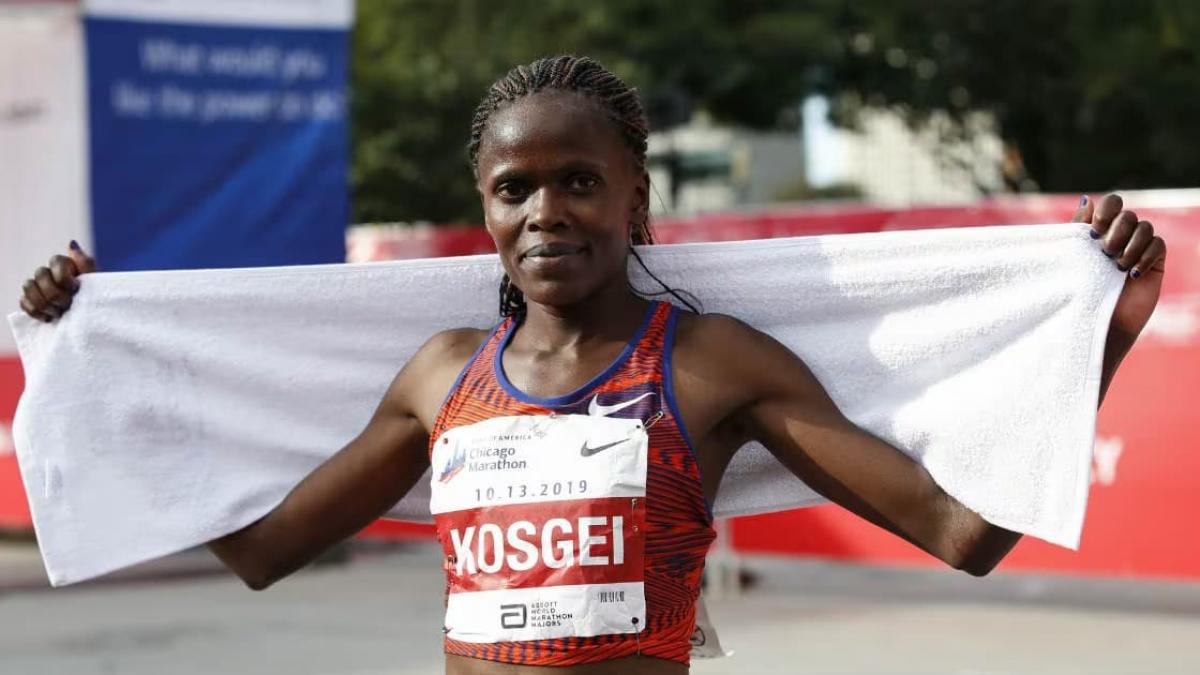 Brigid Kosgei Smashes Abu Dhabi Marathon Course Record | Watch Athletics