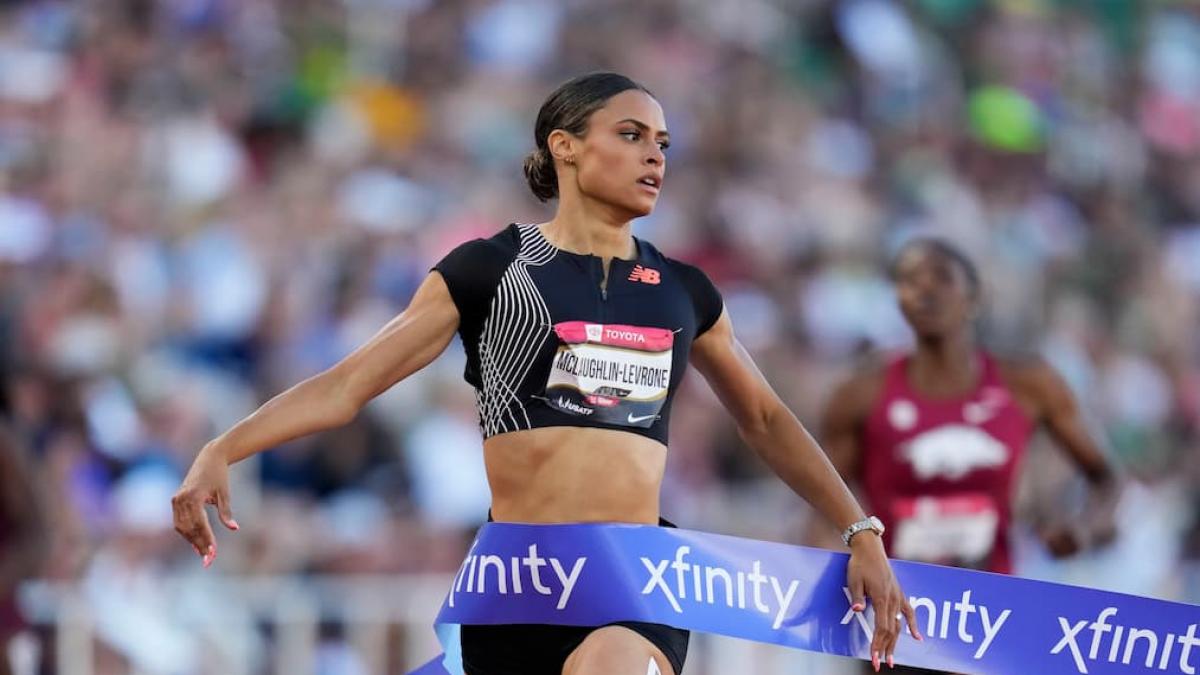 Sydney McLaughlin-Levrone Sets 400m Hurdles World Record with 50.65 at ...