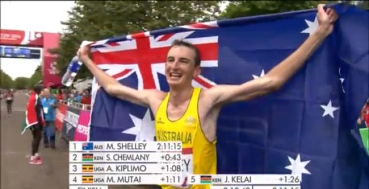 Commonwealth Games marathon runner goes wrong way but still wins